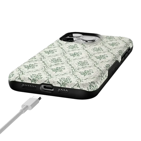 Sage Tapestry | Floral Vines Case