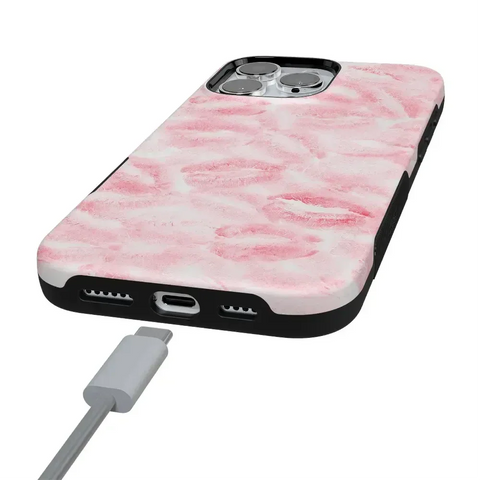Sealed with a Kiss | Pink Lipstick Case