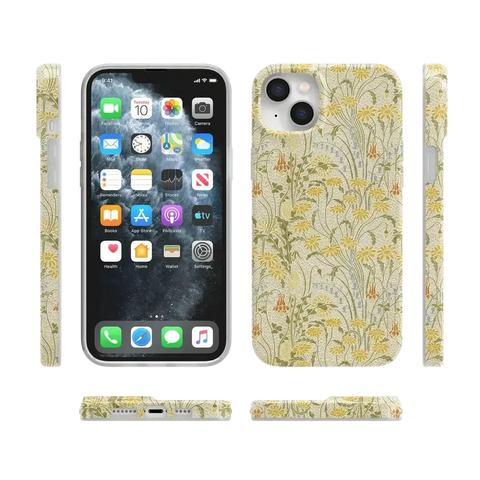 Boho Blooms | Golden Floral Case