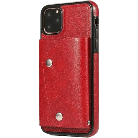 Red Vegan Leather | Wallet Case
