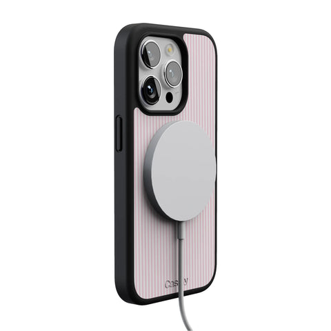 Stripes and the City | Light Pink Pinstripe Case