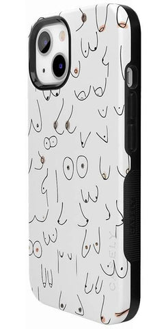 I'm With Her | Black & White Boobs Case