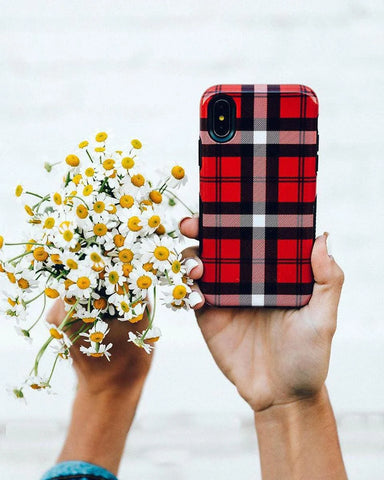 As if! | Red Plaid Case