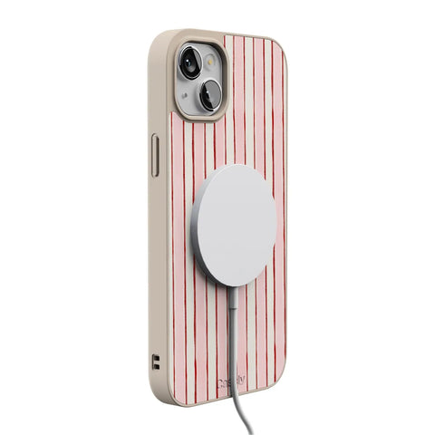 Pretty in Pastel | Blush Stripes Case