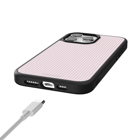 Stripes and the City | Light Pink Pinstripe Case