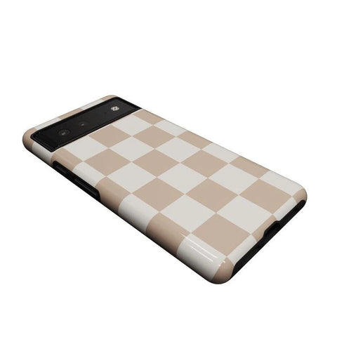 Fit Check | Neutral Checkerboard Google Pixel Case