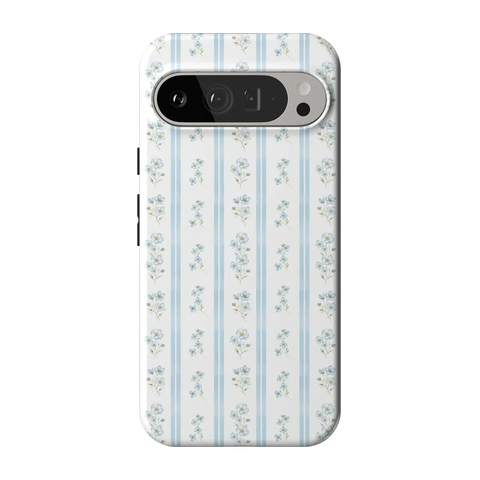 Cottage Stripe | Blue Floral Case