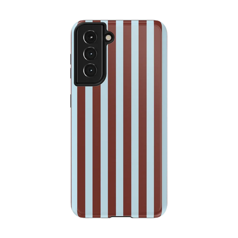 Sunday in Brooklyn | Blue Stripes Case
