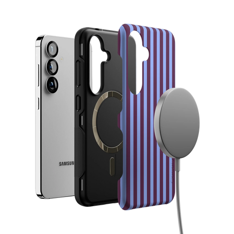 Perfect Stripes | Purple & Blue Stripes Case