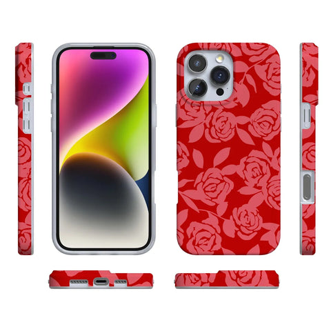 Final Rose | Red & Pink Floral Case
