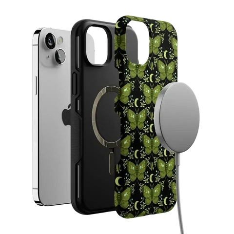 Mystic Moths | Green Twilight Case