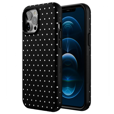 On the Dot | White Polka Dot Case