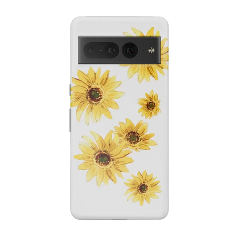 Golden Garden | Yellow Sunflower Floral Google Pixel Case