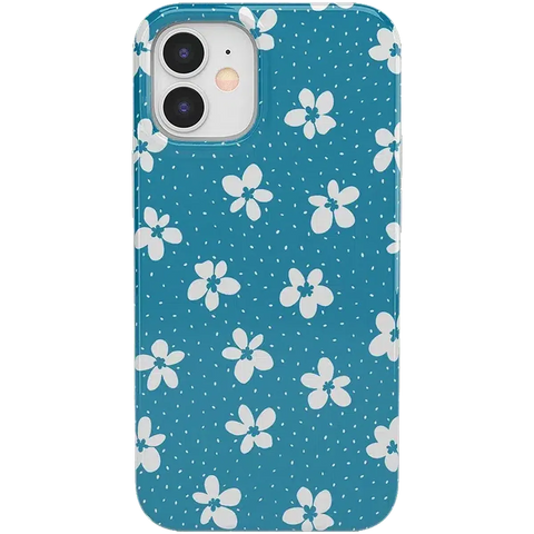 Flower My World | Ocean Blue Floral Case