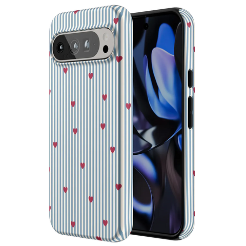 Love Lines | Blue Stripes Case