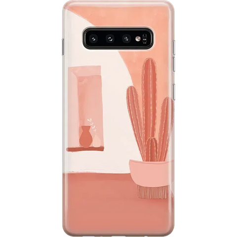 Desert Daze | Peachy Cactus Samsung Case
