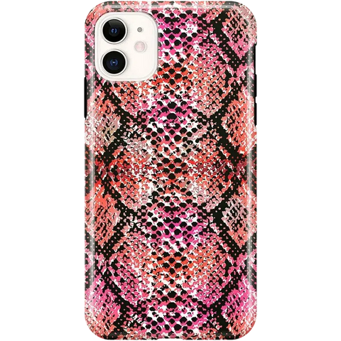 Snake Along | Red Snake Skin Case