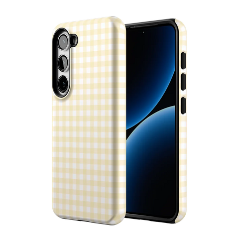 Pastel Picnic | Yellow Gingham Case