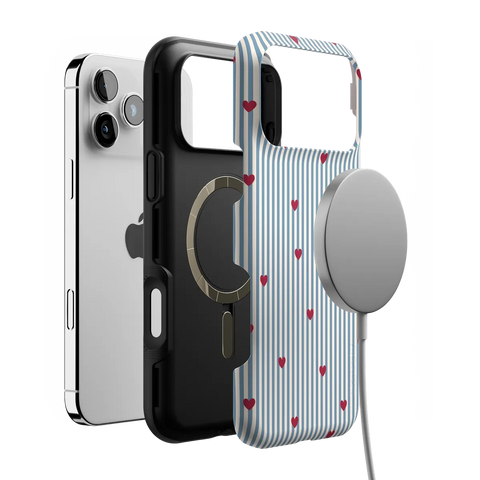 Love Lines | Blue Stripes Case