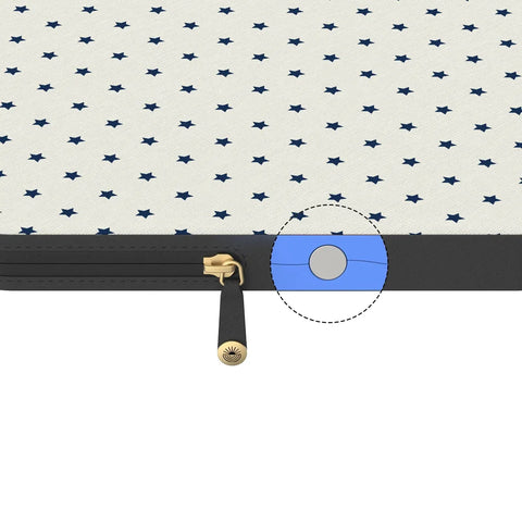 Tiny Stars | Blue & White Laptop Case