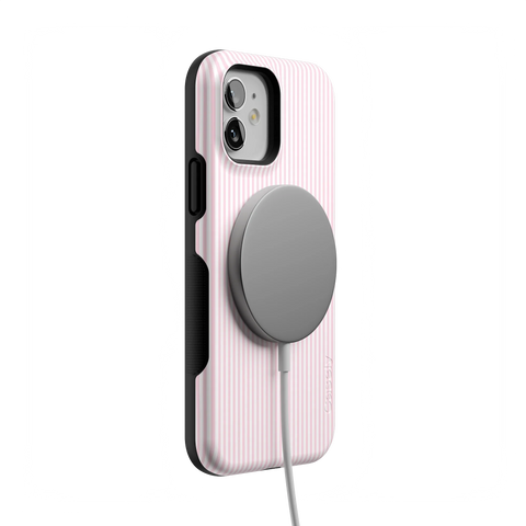 Stripes and the City | Light Pink Pinstripe Case