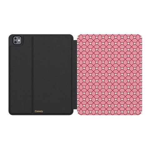 Love Locks | Pink Hearts iPad Case
