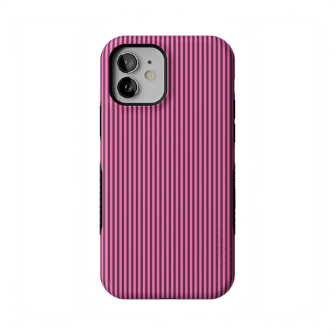 Stripes and the City | Pink & Purple Pinstripe Case