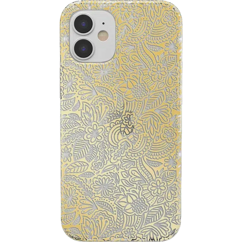 Floral Mandala | Rose Gold Clear Case