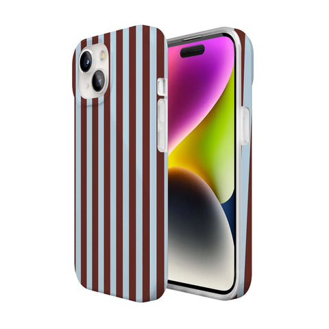 Sunday in Brooklyn | Blue Stripes Case