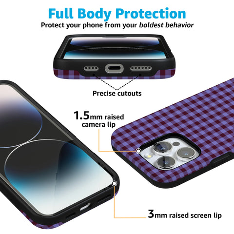 Sweet Jam | Purple Gingham Case