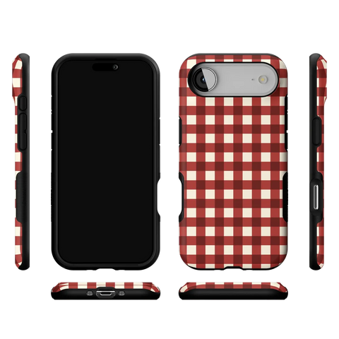 Checked Twice | Red Plaid Case