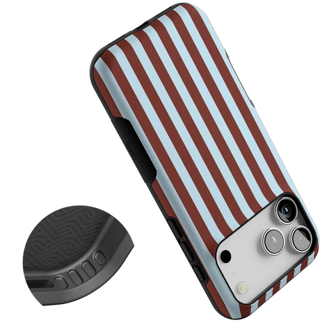 Sunday in Brooklyn | Blue Stripes Case