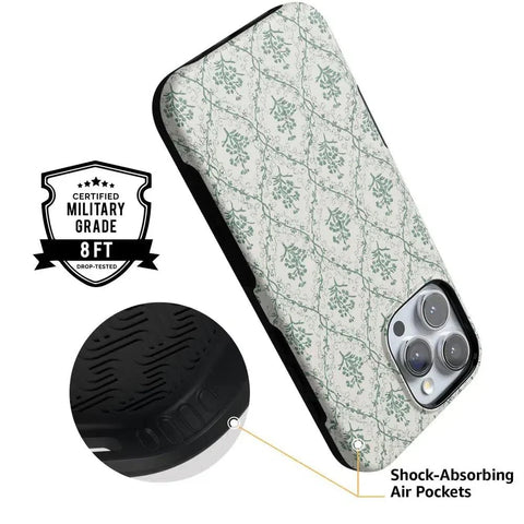 Sage Tapestry | Floral Vines Case