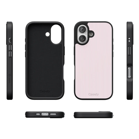 Stripes and the City | Light Pink Pinstripe Case