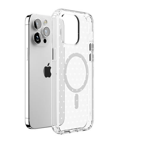 On the Dot | White Polka Dot Case