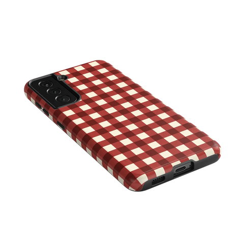 Checked Twice | Red Plaid Case