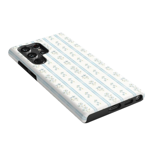 Cottage Stripe | Blue Floral Case
