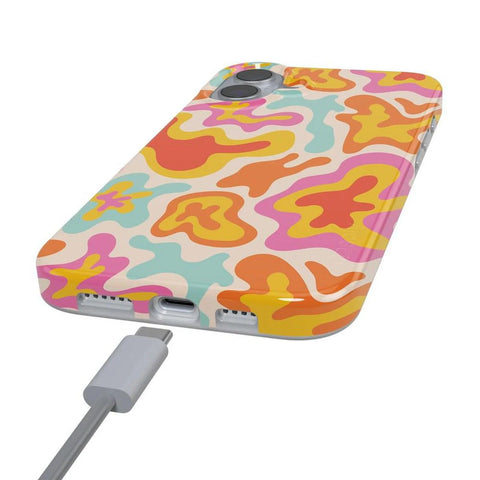 Tropical Color Splash | Abstract Retro Case