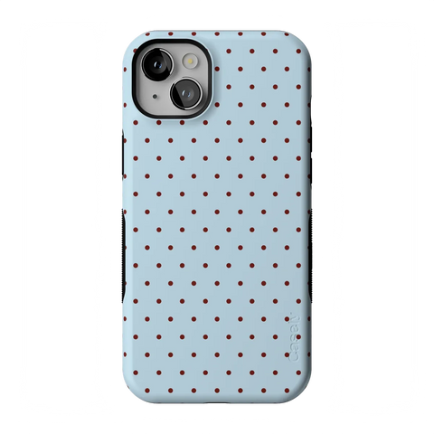 On the Dot | Blue Polka Dot Case