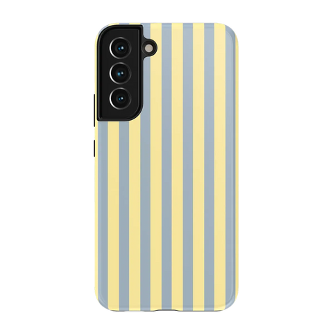 Coastline Stripes | Blue & Yellow Case
