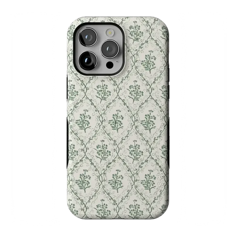 Sage Tapestry | Floral Vines Case