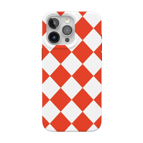 Red Checkerboard | High Contrast Design Case