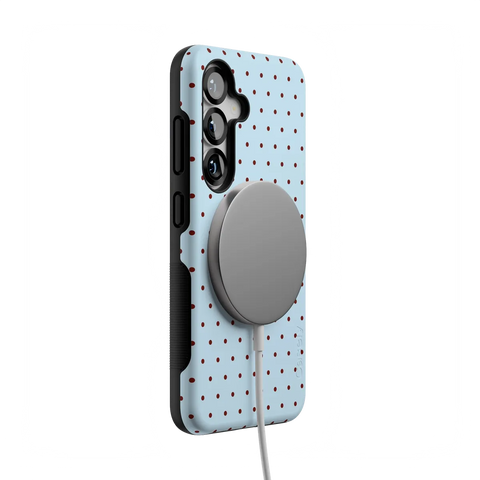 On the Dot | Blue Polka Dot Case