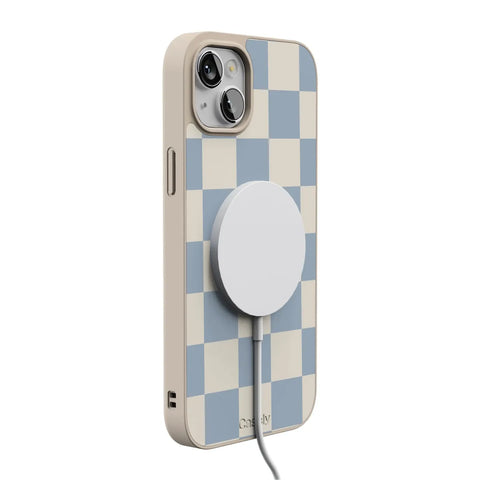 Fit Check | Light Blue Checkerboard Case