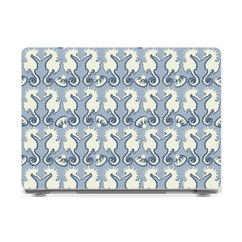 Seahorse Drift | Coastal Blues Laptop Shell