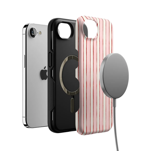 Pretty in Pastel | Blush Stripes Case