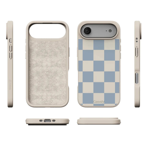 Fit Check | Light Blue Checkerboard Case