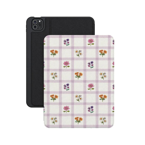 Meadow Check | Floral Gingham iPad Case
