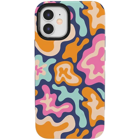 Midnight Color Splash | Abstract Retro Case
