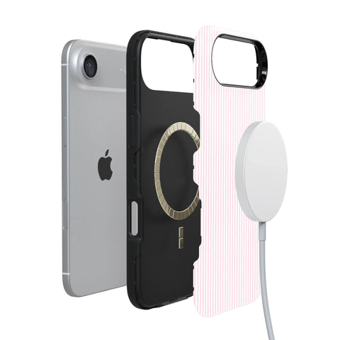 Stripes and the City | Light Pink Pinstripe Case